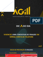 Ágill - Dica de Prevenção À Fraudes Conta Claro