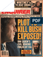 Nat Enquirer Oct 23rd 2001 - Plot To Kill Bush Exposed