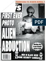 Weekly World News Aug 26 2003 - First Ever Photo Alien Abduction - Mike Irish