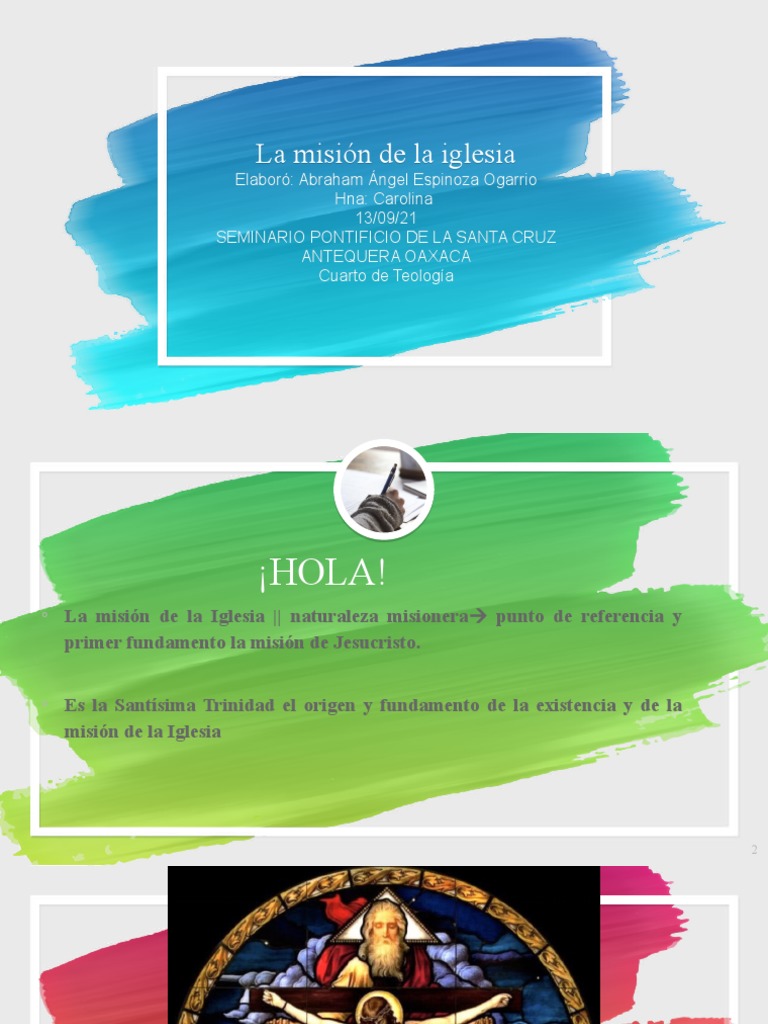 La Misión de La Iglesia Misionología | PDF | Trinidad | Cristo (título)