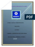 Costos y Presupuestos Trabajo Final (Hector Medina Oporto