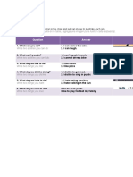 Read and Answer Each Question in The Chart and Add An Image To Illustrate Each One