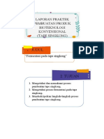 Laporan Pembuatan Tape