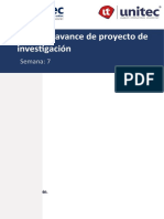 Tarea 7.2 Segundo Avance de Proyecto de Investigación