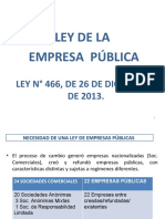 Ley de Empresas Publica