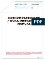 Method Statement Manual