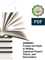 DMMMSU Guide to Research Formatting