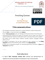 Switching Systems: Sri Ramakrishna Institute of Technology Coimbatore - 10