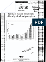 Survey of Modem Power Plants Driven by Diesel and Gas Engines