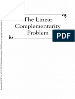 P 9 The Linear Complementarity Problem