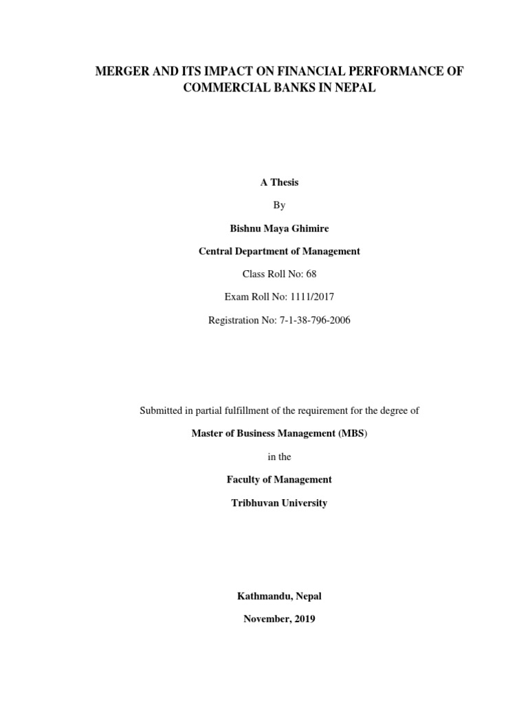 Bishnu Maya Ghimire PDF Mergers And Acquisitions Takeover