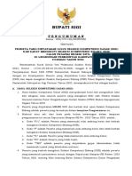 Pengumuman Hasil Seleksi Kompetensi Dasar CPNS 2021 Kab. Sigi