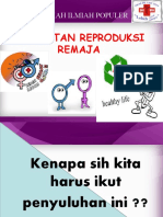 Kesehatan Reproduksi Remaja SMP SMA