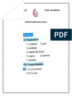 Modèle de Réponse Leçon 2 Unité 1