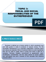 Ethical Responsibilities of Entrepreneurs