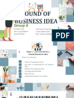 Sound of Business Idea: Group 4