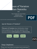 08 Measure of Variation Dalam Statistika