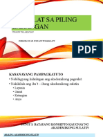 Pagsulat Sa Piling Larangan - Unang Paksa Week 3-11