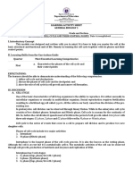 Learning Activity Sheet General Biology 1: Department of Education