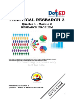 Practical Research 2: Quarter 1 - Module 3 Research Problem