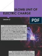 U1 L2 The Coulomb Unit of Electric Charge