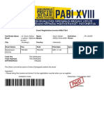 Event Registration Invoice #38b179c5