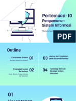 Pertemuan 10 Pengamanan Sistem Informasi