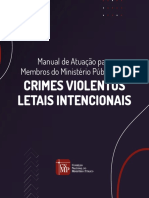 Manual de Atuação para Membros do MP em Crimes Violentos Letais Intencionais, CNMP - Corregedoria Geral, 2021