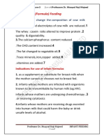 Infant Feeding - Lecture - 3