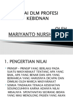 Pert. V. NILAI DLM KEBIDANAN