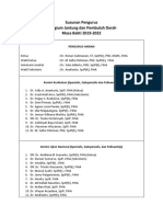 Susunan Pengurus Kolegium JPD - Masa Bakti 2019-2022 (REVISI)