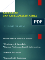 Kesehatan Dan Keselamatan Kerja: H. Ismail Ibrahim