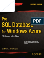 Pro SQL Database for Windows Azure 2nd Edition Ms Windows