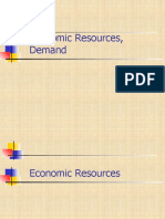 Economic Resources, Demand 27.10.2014