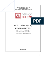 GIÁO TRÌNH READING LEVEL 3 đã chuyển đổi