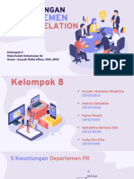 8 - Keuntungan Departemen PR