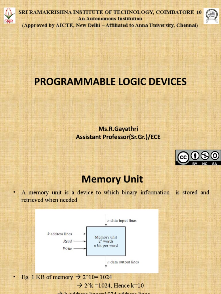 Programmable Logic Devices | Download Free PDF | Random Access Memory ...