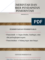 2. Pemerintah dan sumber pendapatan pemerintah