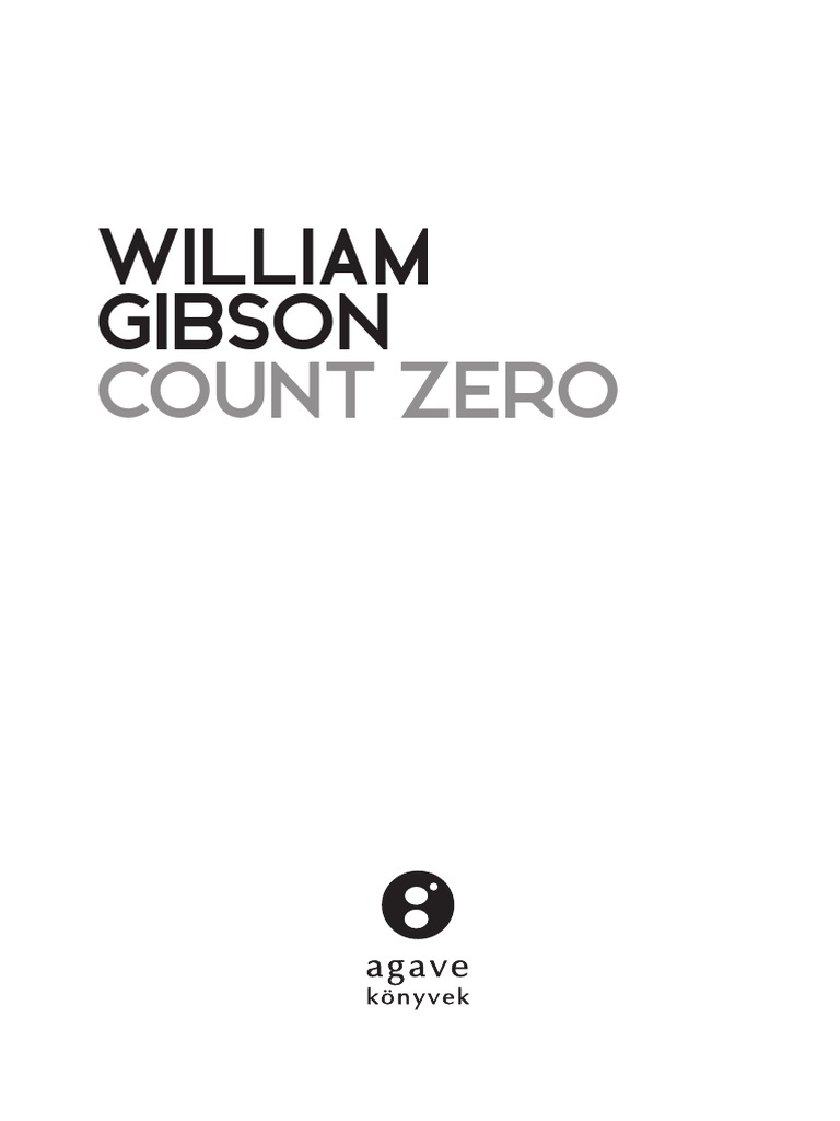 William Gibson Count Zero PDF