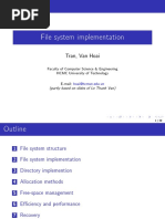 File System Implementation: Tran, Van Hoai