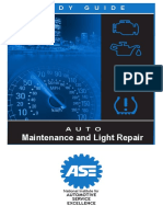 (G1) Auto Maintenance and Light Repair Certification Test - Study guide 2021