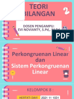 Perkongruenan Linear & Sistem Perkongruenan Linear