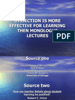 Dissection Is More Effective For Learning Then Mongolic