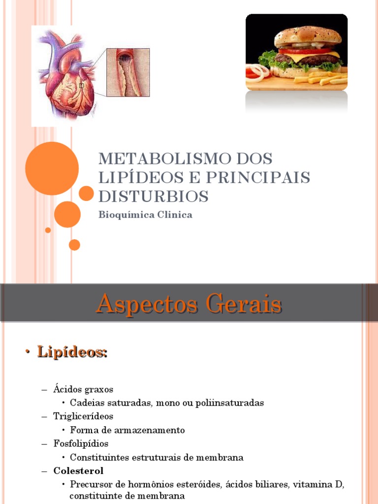 Metabolismo dos lipídeos e distúrbios: um guia de | PDF | Colesterol ...