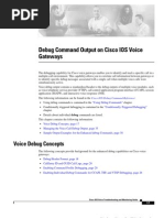 Debug Command Output On Cisco IOS Voice Gateways