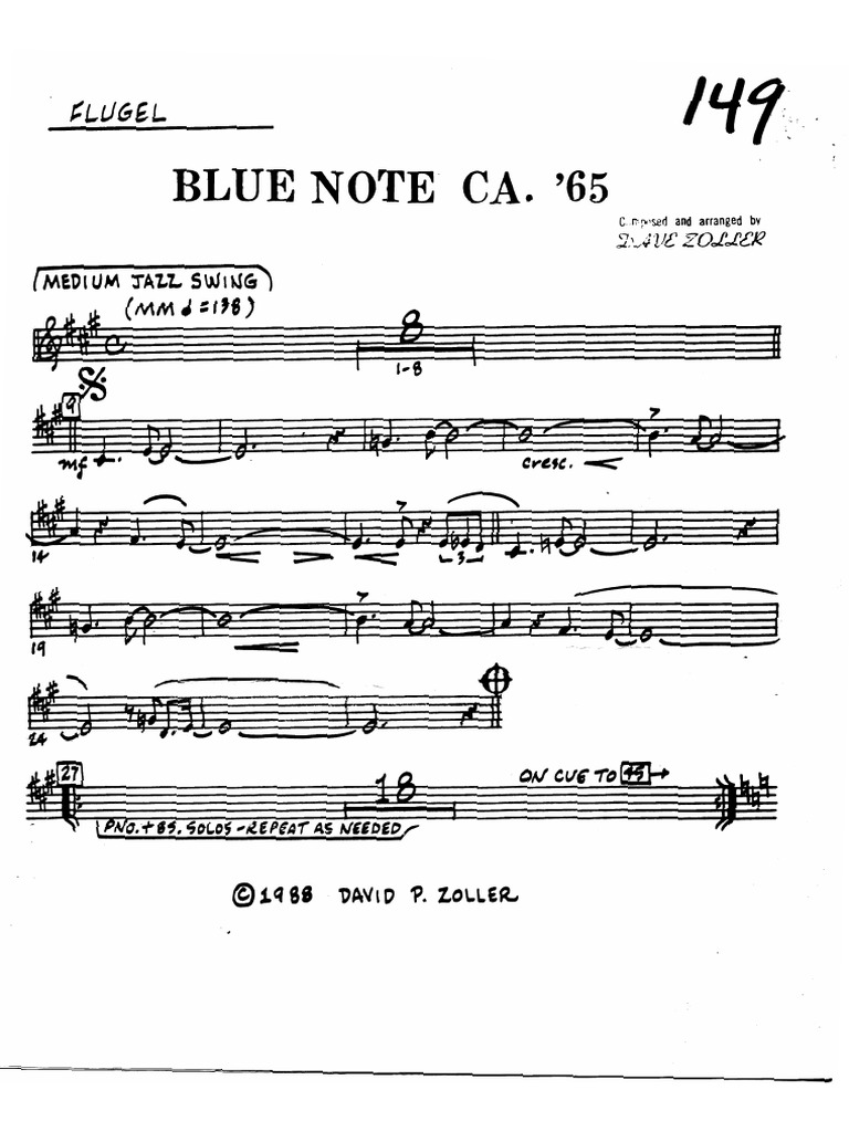 Blue Note CA. '65 | PDF