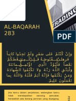 Tafsir Ayat Gadai Al-Baqarah 283