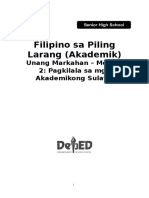 Filipino12 q1 Mod2 ACTIVITY2 PagkilalasamgaAkademikongsulatin v4