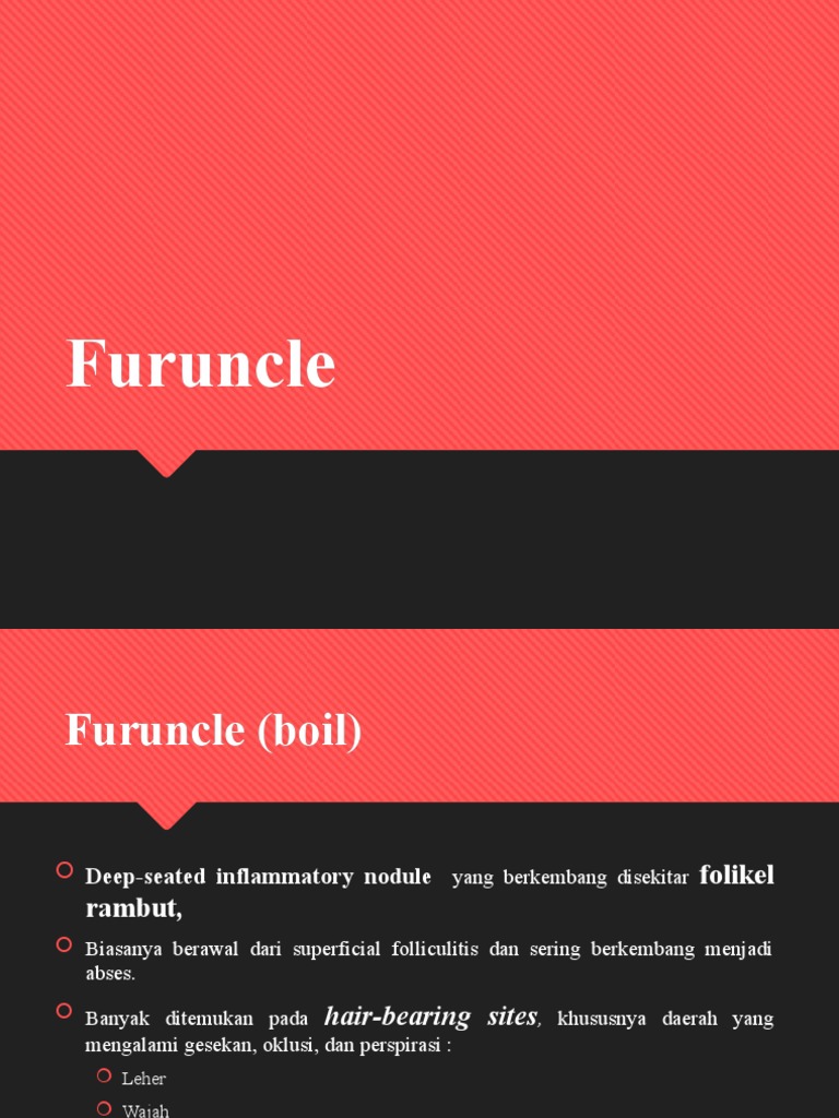 Furuncle | PDF | Medical Specialties | Diseases And Disorders