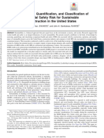 Identification, Quantification, and Classification of Potential Safety Risk For Sustainable Construction in The United States